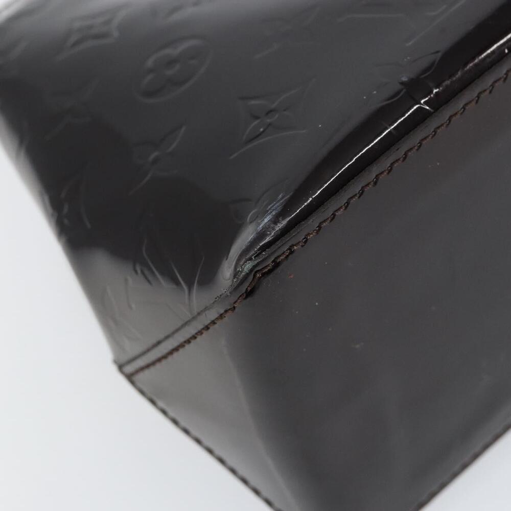 LOUIS VUITTON Monogram Vernis Wilshire PM Hand Bag Amarante M93641 Auth gh1345 - Picture 16 of 16